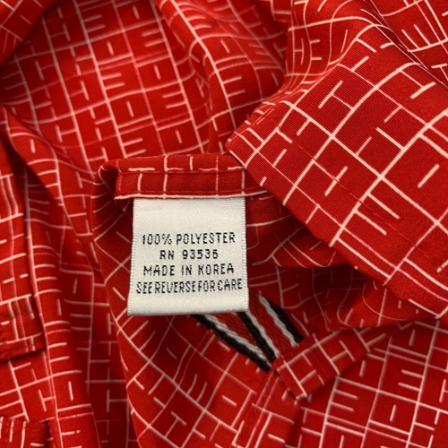 Vintage Marc Ecko Shirt Mens L Large Poppy Red White Geo American Streetwear 90s - Picture 7 of 10