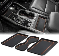 Auovo Center Console Mats for Nissan Frontier 2022 2023 2024 2025 Accessories