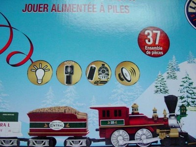 Lionel North Pole Central Modelleisenbahn-Set – Batteriebetrieben, Mit Fernbedienung & Sound – Weihnachtsdeko & Spielspaß