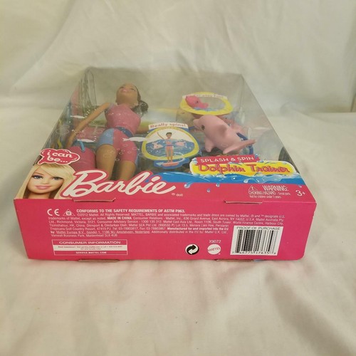 Barbie I Can Be Splash & Spin Dolphin Trainer AA Nikki Doll BNIB 2012 X9072 VHTF - Picture 4 of 11