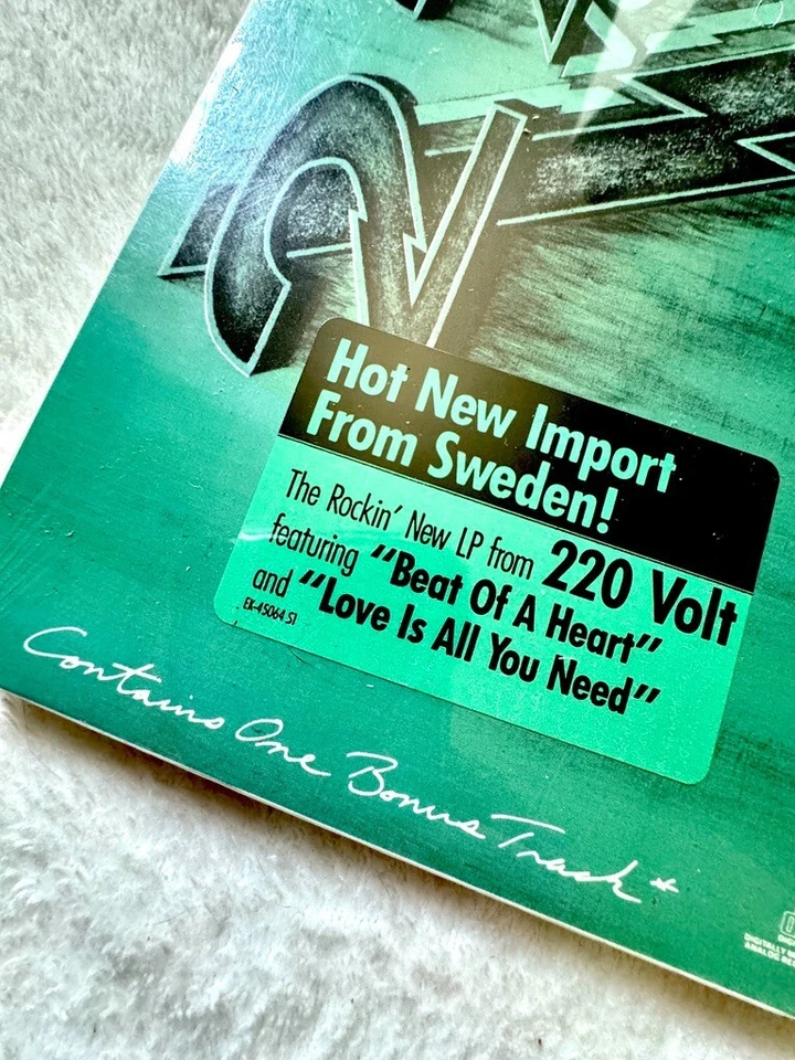 220 VOLT CD SEALED EYE TO EYE MINT LONGBOX PROMO TAG BONUS TRACK BEAT OF A HEART - Image 2 of 4