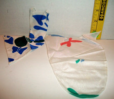 OLDER VINTAGE TAGGED BARBIE 3 PIECE BATHING SUIT CLOTHES NO DOLL A15 VG 1980S