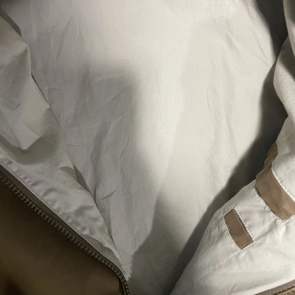 CAESARS PALACE Bomber Jacket Mens Size XL Satin Brown - Image 3 of 4