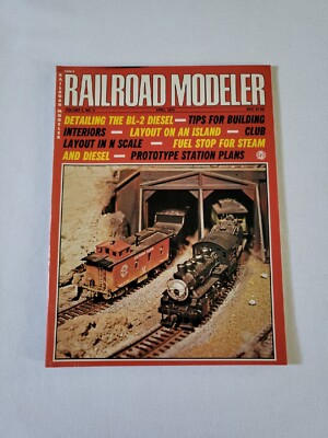 1973 April, Railroad Modeler Magazine, Club Layout, (MH599)