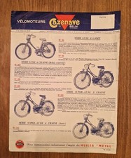 Cazenave motos - Cyclomoteurs Dépliant publicitaire orignal