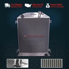 All Aluminum Radiator For Ford  33 HI-BOY (Chevy V8 Swap) AT 1928-1931 1929 1930