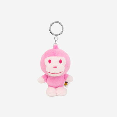 BAPE Baby Milo Plush Doll Keychain Light Pink | eBay
