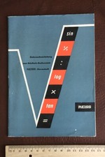 VEB Urządzenia do rysowania pomiarowego Budowa Łazienka Liebenwerda Reiss Suwak obliczeniowy Matematyka 1959