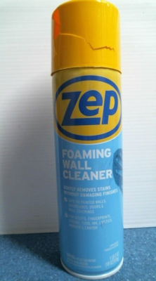 Zep 02075, Foaming Wall Cleaner, 18 oz., CAP IS CRACKED, FREE