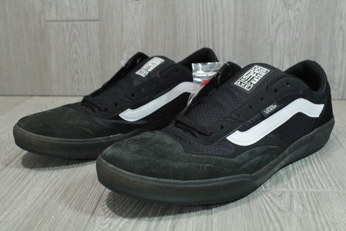 Vans Ave Pro Suede Black Skate Shoes Mens Size 8.5 10.5
