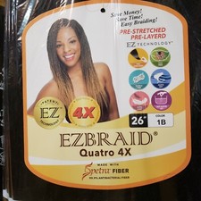 INNOCENCE BRAIDING HAIR PRE-STRETCHED EZ BRAID 26" QUATRO 4X