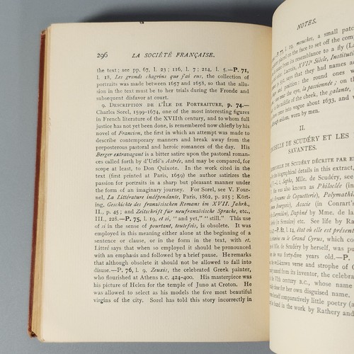 Thomas Crane Antique Book La Societe Francaise French Society 17th Century 1900 - Foto 11 di 21