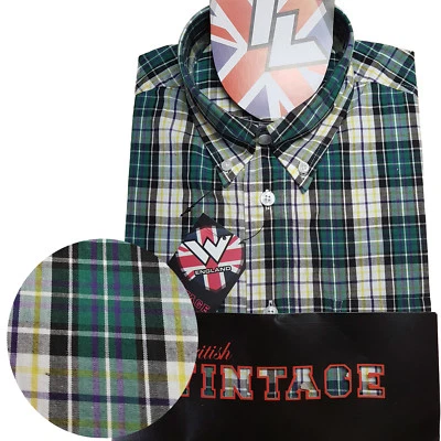 Warrior UK England Button Down Shirt TOOTS Hemd Slim-Fit Skinhead Mod SMALL only - Bild 1 von 4