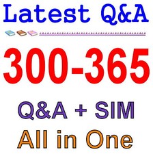 Cisco Best Practice Material For 300-365 Exam Q A SIM