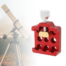 Medium Dovetail Clamp with Brass Screw 75 Degree Base Red for Telescope