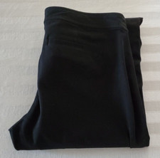 Lauren Ralph Lauren Black Cotton Pants 8 Slimming fit