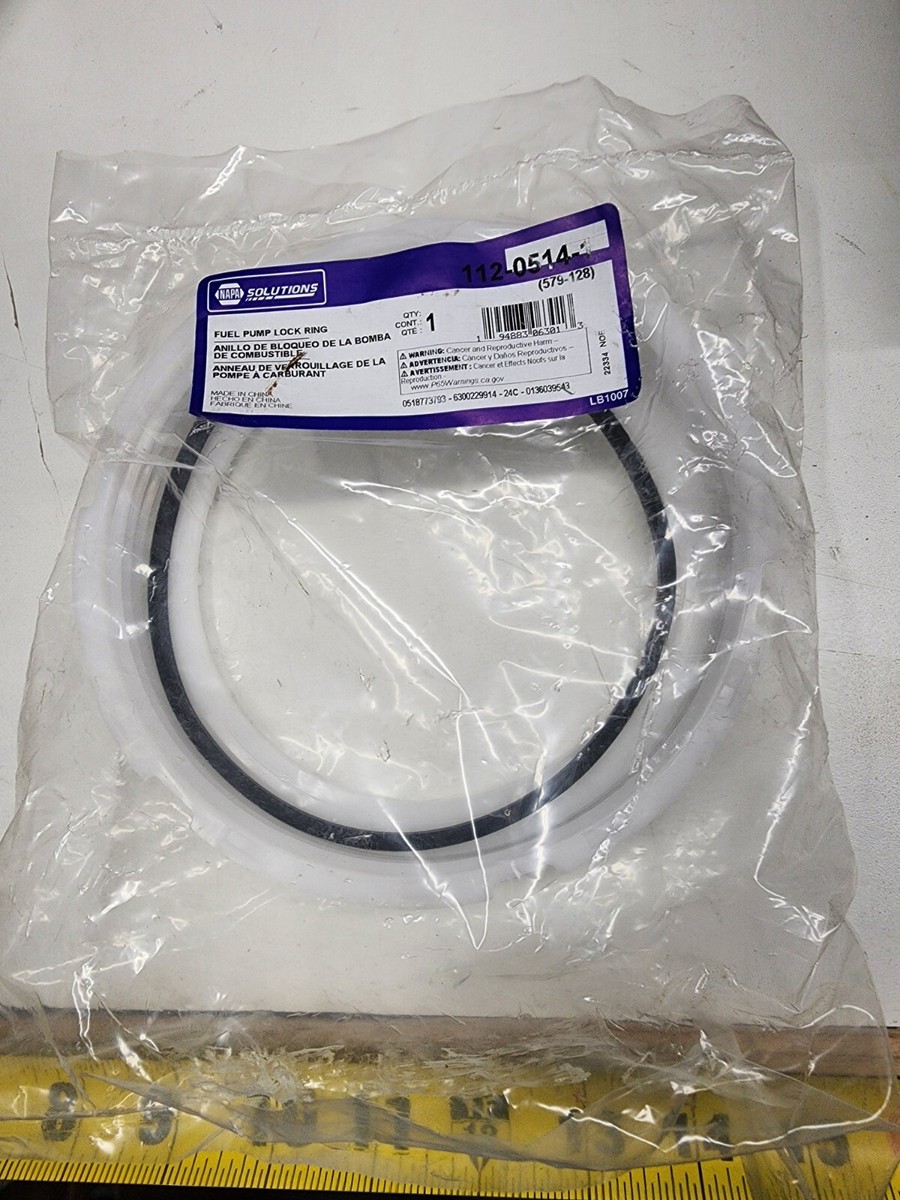 Napa 1120514-1 579-128 Replacement Fuel Pump Lock Ring and O-Ring 