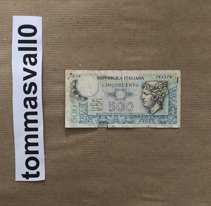 Dettagli Su 500 Lire Di Carta 1421974 241979