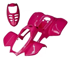RedCap 1-Piece Body Plastic Fender for IceBear Coolster MotoTec Kids ATV Pink