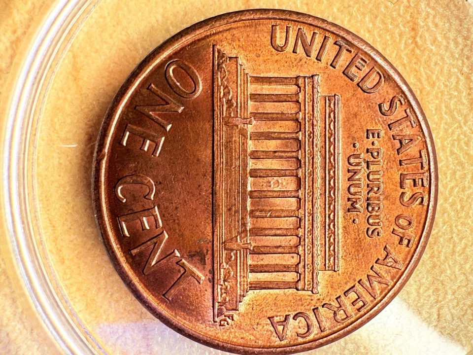 1990 No Mint Mark Lincoln Penny DDR Error! Double Die On The U.S.of America! - Image 2 of 4