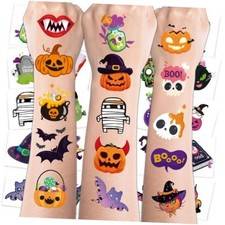 Party Favors - 150 PCS Pre-cut Tattoos for Kids Halloween