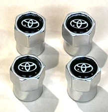 4Pc/set Car Wheel Tire Valve Stems Caps for Toyota Cars all models - 4 colors