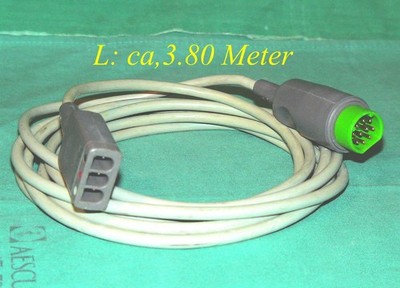 EKG Siemens Sirecust Monitor Kabelsatz 3-Pol 8Pin ECG Cable Set Vital Monitoring