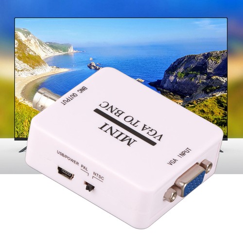 Mini HD VGA To BNC 1920 X 1080 USB Video Converter For HDTV Monitors TVs Com WPD - Bild 2 von 13