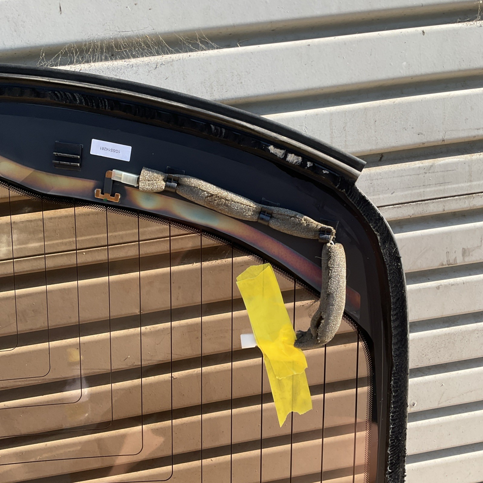 14-20 Maserati Ghibli M157 Rear Windshield Wind Shield Glass OEM