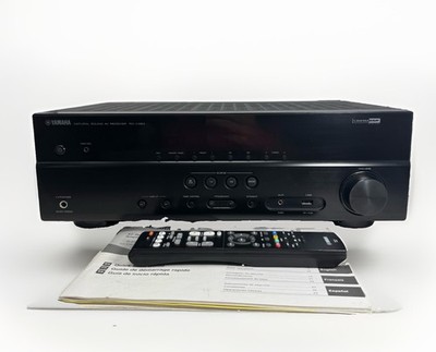 Yamaha RX-V383 5.1-Channel AV Bluetooth Receiver Remote Tuner HDMI Manual Bundle