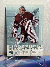 2003-04 Upper Deck PREMIER COLLECTION Hockey BRIAN BOUCHER #44 SP 383/399