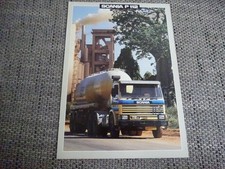 Scania P 112 LKW Truck Prospekt Brochure 1986...