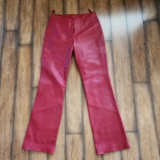Venus Williams Wilsons Leather Pants Women Size 6 Bootcut