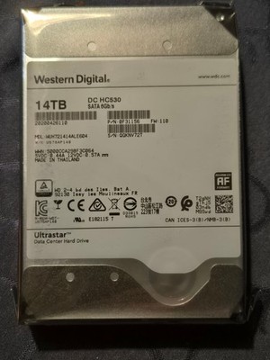 Western Digital Ultrastar DC HC530 14TB Festplatte (WUH721414ALE6L4), Neu, OVP