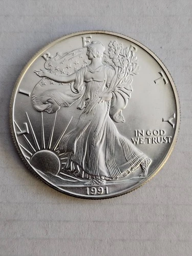 1991 1 oz Silver American Eagle Uncirculated
