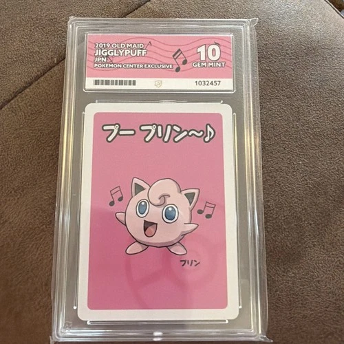 JIGGLYPUFF Old Maid Pokemon Center Exclusive  Japanese - ACE 10 GEM MINT