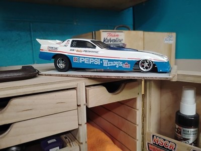 1/25 Pontiac Trans Am Funny Car Slip Joint Slot Car Drag.