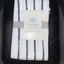 Cloud Island Polyester Rayon Jersey Fitted Crib Sheet 28 in X 52 in