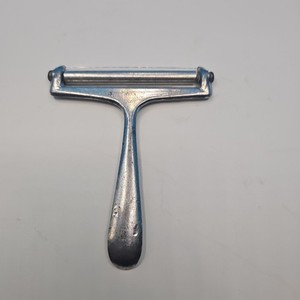 Vintage Metal Cheese Slicer 4" with Wire Cutter Roller Taiwan 