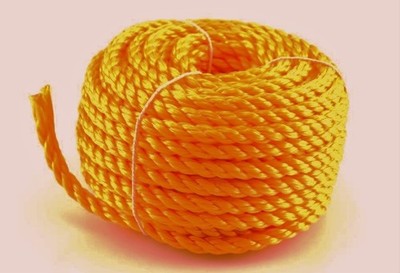 Tooltech Kunststoff Polypropylen Seil 6mm x 20 m - orange 600886 (0,50 EUR/m)