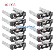 Lot of 10 Lenovo 2.5" SAS SATA Hard Drive Tray Caddy for ST250 ST550 SR550 SR650