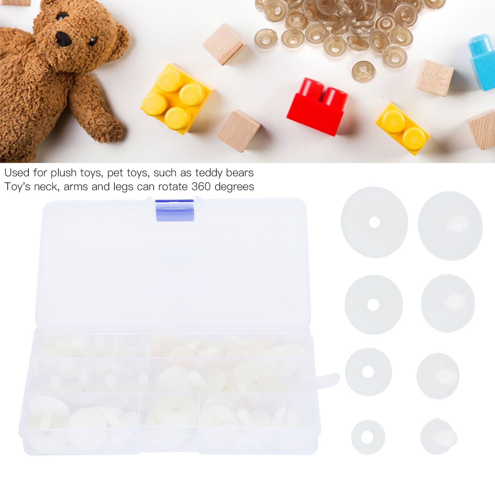 Teddy Bear Joints Practical Doll Engage Bolt For Patch‑work Dolls For Teddy