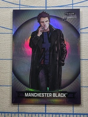 Fleer Brilliants Superman - Manchester Black #85 Purple Parallel - DC Card