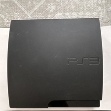 Sony PlayStation 3 Slim CECH-3001A Black Console HDMI Ethernet AV Multi Out