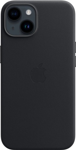 Coque en cuir véritable Apple - iPhone 14 avec MagSafe - Minuit NEUVE !! - Photo 7 sur 8