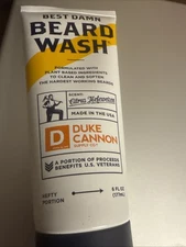 DUKE CANNON Best DAMN BEARD WASH SUPPLY CO 6 OZ CITRUS HEFEWEIZEN