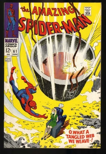 Amazing Spider-Man #61 VF 8.0 1st Gwen Stacy Cover Appearance! Marvel 1968