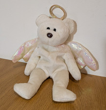 Ty Beanie Babies, Halo the Angel Bear, 31 August 1998, No Hang Tag