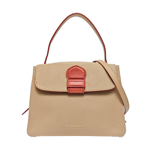 BURBERRY Camberley Derby Handbags Leather Pink Free Shipping | Duties Paid