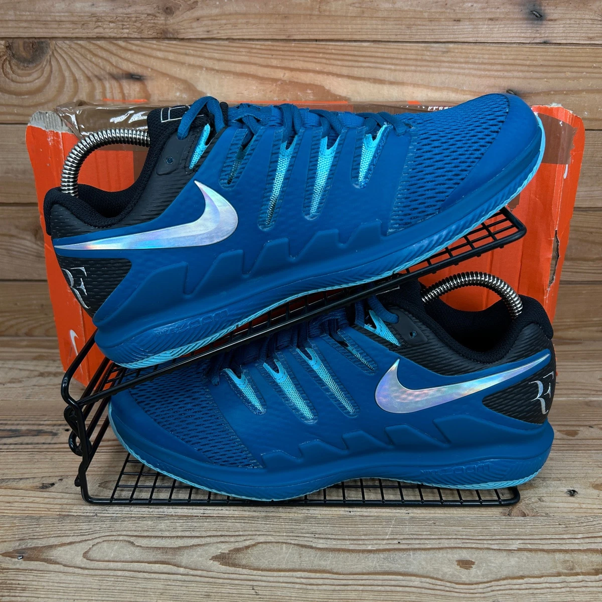 NIKE Air Zoom Vapor X HC テニスシューズ ネイビー Preços baixos em Tênis Nike Air Zoom Vapor X HC masculino | eBay